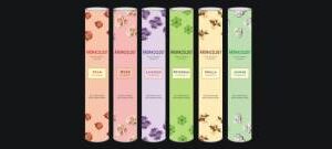 INCENSE TUBE WITH WOODEN HOLDER